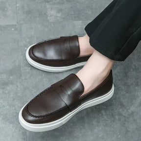 Mocassim Loafer Masculino Presidente de Couro