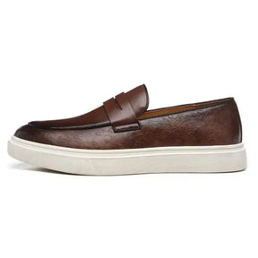 Mocassim Loafer Masculino La Roma de Couro