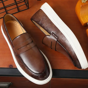 Mocassim Loafer Masculino La Roma de Couro