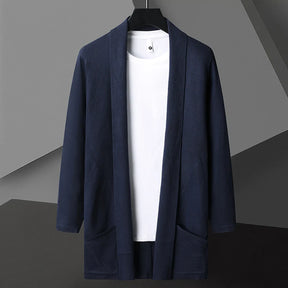 Cardigan Masculino Longo