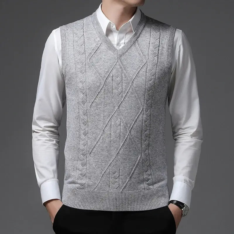 Colete Masculino Tricot Business