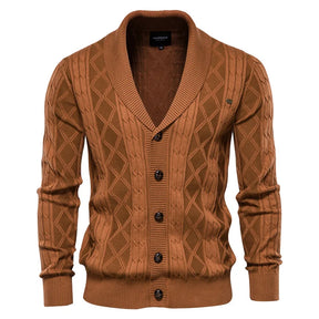 Cardigan Masculino Clássico Com Botões