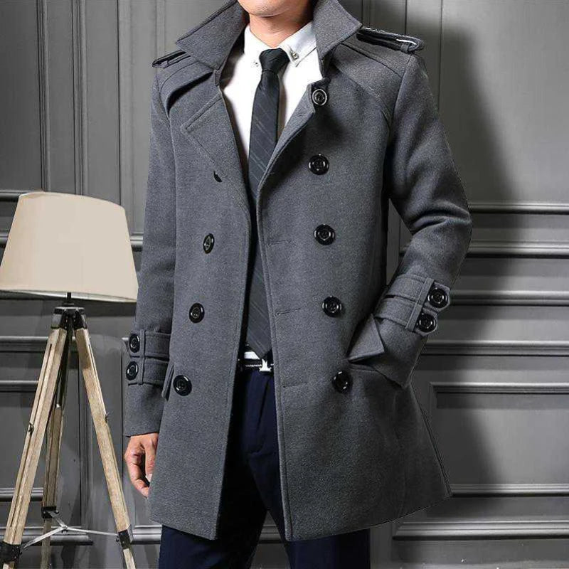 Sobretudo Trench Coat Masculino 