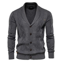 Cardigan Masculino Clássico Com Botões