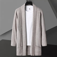 Cardigan Masculino Longo