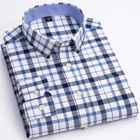 Camisa Social 100% Algodão Masculina