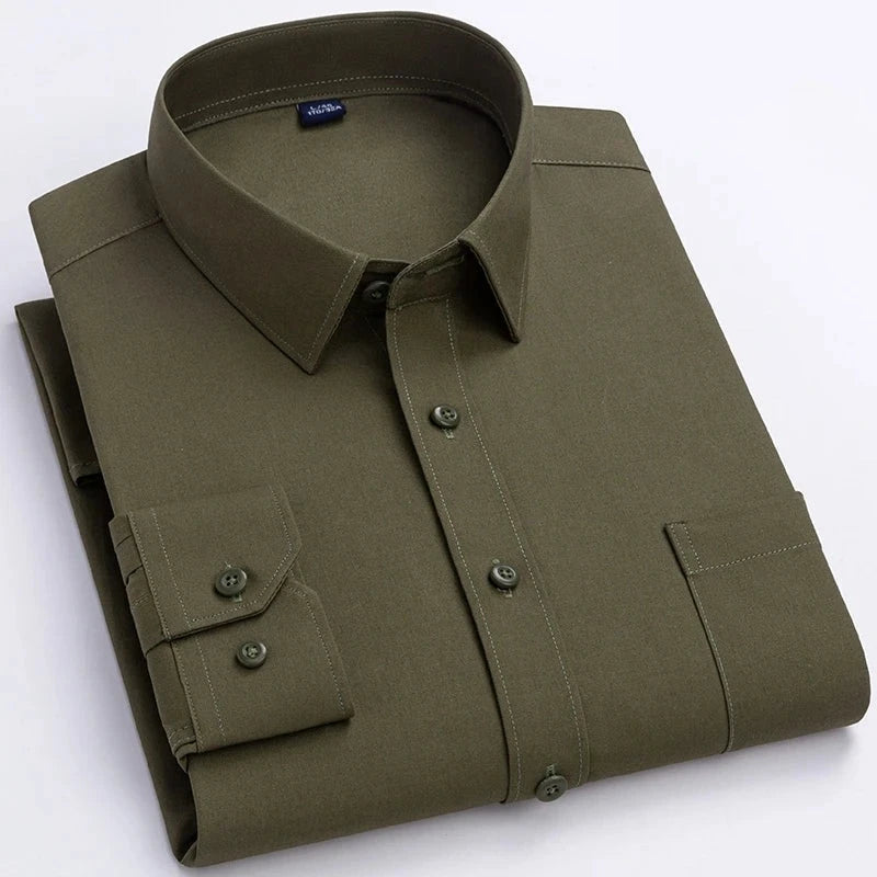 Camisa Social Masculina Oxford