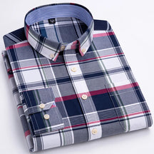 Camisa Social 100% Algodão Masculina