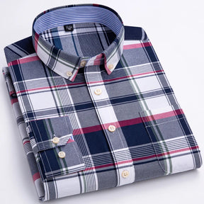 Camisa Social 100% Algodão Masculina