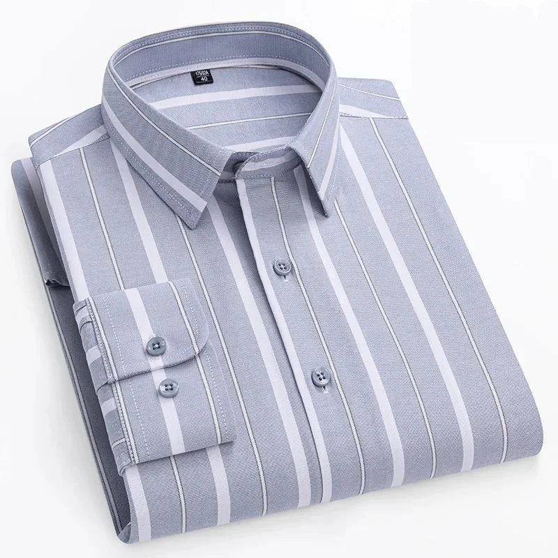 Camisa Social Masculina 100% Algodão