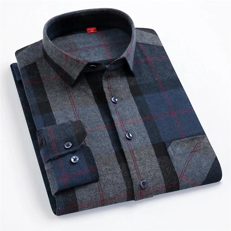 Camisa Social Masculina 100% Algodão Cotton