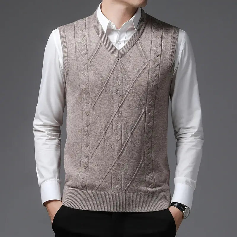 Colete Masculino Tricot Business