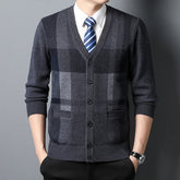 Cardigan Masculino Social Com Botões