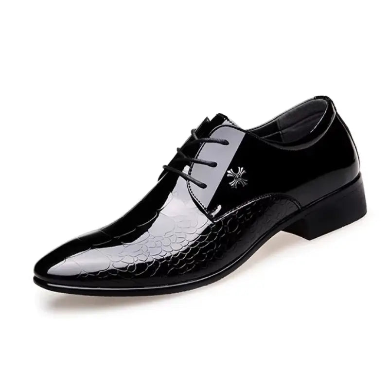 Sapato Social Masculino preto, modelo derby