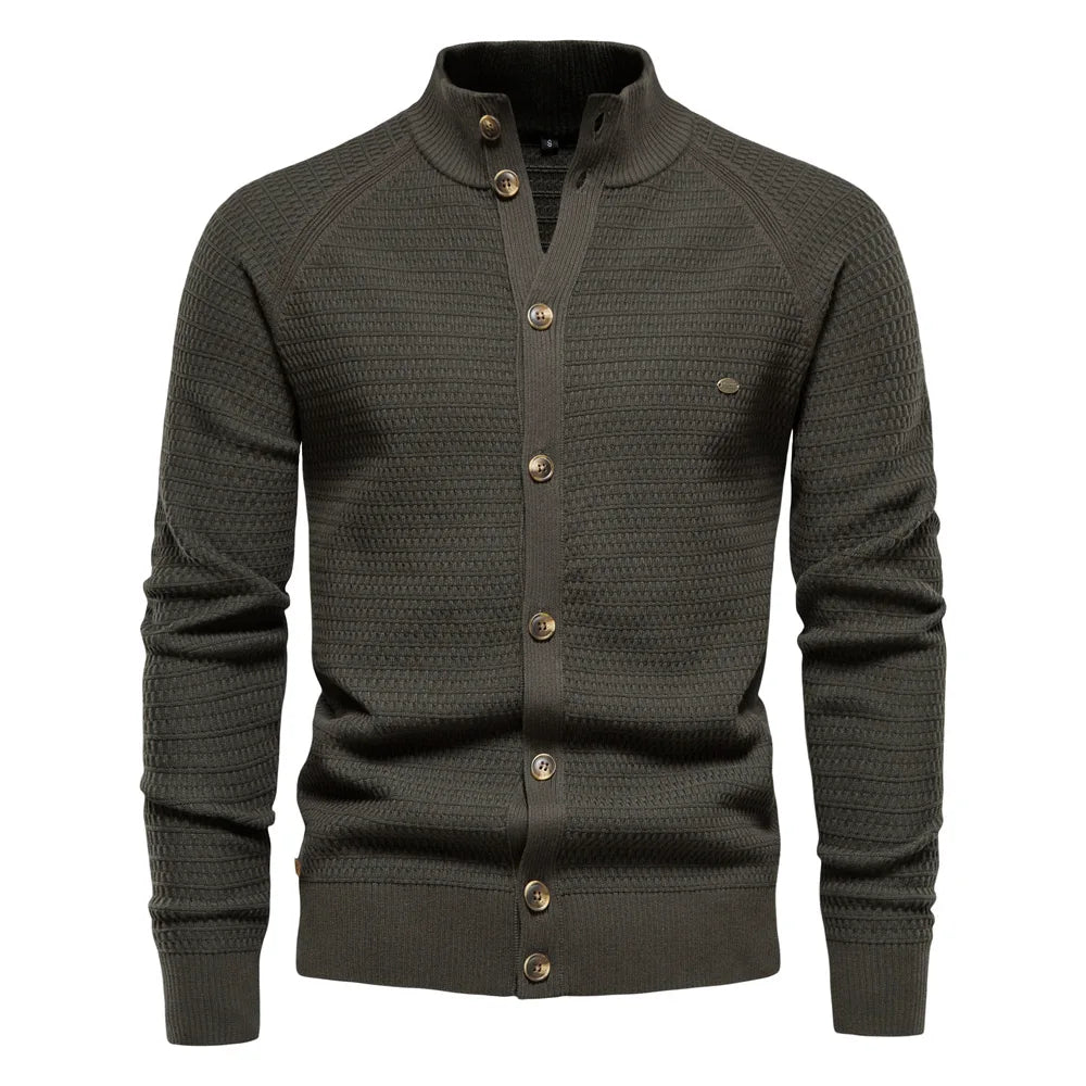 Cardigan Masculino Premium Com Botões