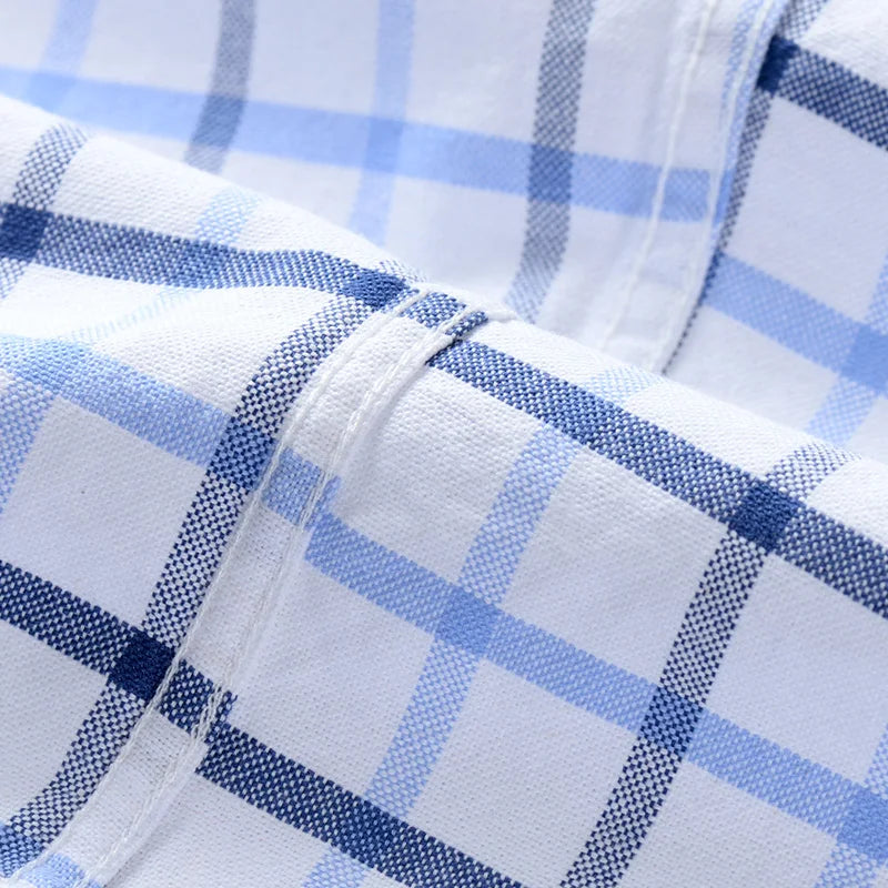 Camisa Masculina Oxford Quadricular