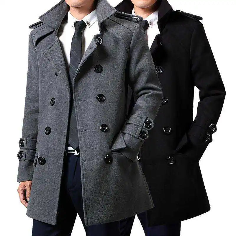 Sobretudo Trench Coat Masculino 