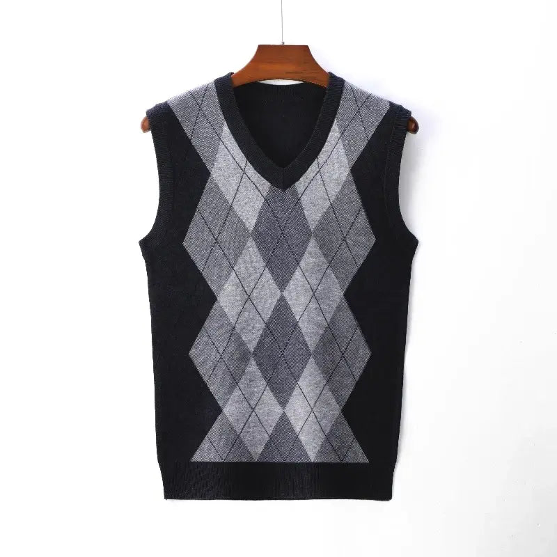 Colete Masculino Tricot Social  Plus Size