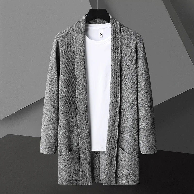 Cardigan Masculino Longo