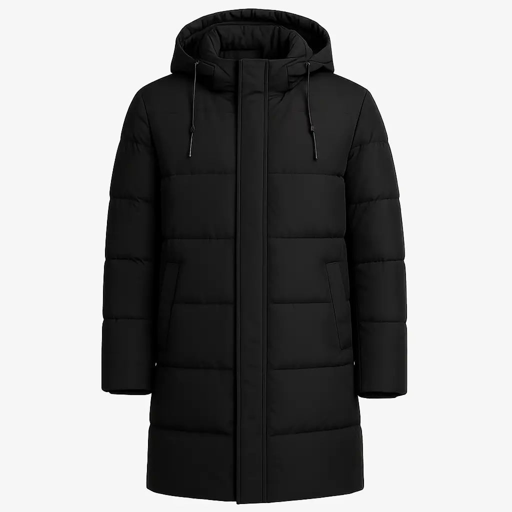 Sobretudo Masculino Puffer Longo