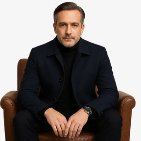 Sobretudo Social Masculino Curto