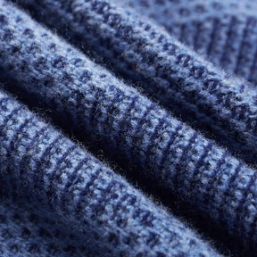 Suéter Masculino Geométrico em Lã Merino