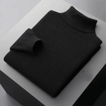Suéter Masculino Gola Alta em Lã Merino – Linha Milano