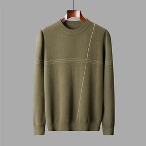 Suéter Masculino Gola Redonda em Lã Merino – Linha Alpina