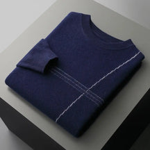 Suéter Masculino Gola Redonda em Lã Merino – Linha Alpina