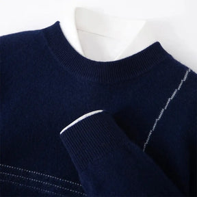 Suéter Masculino Gola Redonda em Lã Merino – Linha Alpina