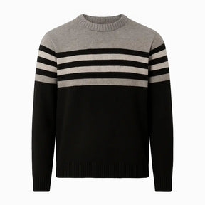 Suéter Masculino Listrado Gola Redonda
