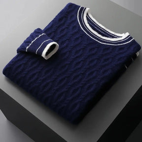Suéter Masculino Premium em Lã Merino Extrafina - Clássico Europeu