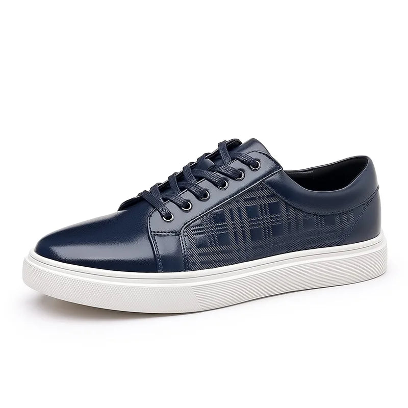 Tênis Masculino Casual de Couro Geneva
