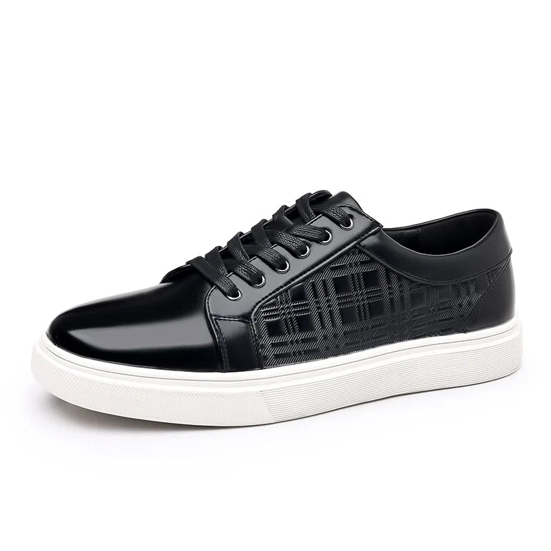 Tênis Masculino Casual de Couro Geneva