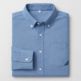 Camisa Masculina Casual Xavier manga longa e fechamento com botões