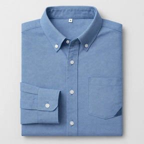 Camisa Masculina Casual Xavier manga longa e fechamento com botões