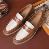 Loafer masculino  em couro confortável, modelo casual, ideal para uso diário e eventos especiais.