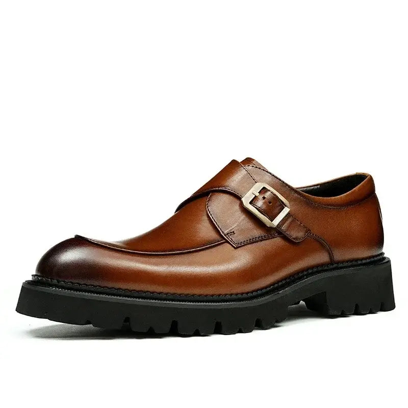 Sapato Social Masculino Tratorado Monk Strap