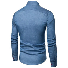 Camisa Social Jeans Slim