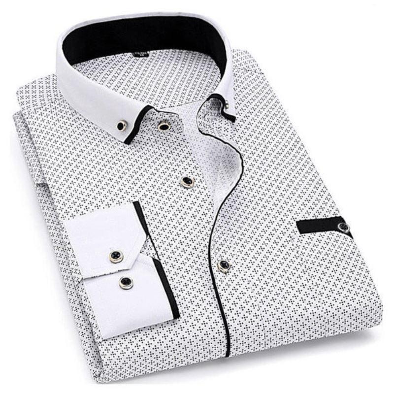 Camisa Social Masculina Com Bolso