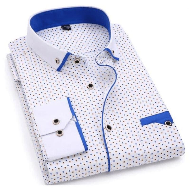 Camisa Social Masculina Com Bolso