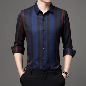 Camisa Social Masculina Listrada