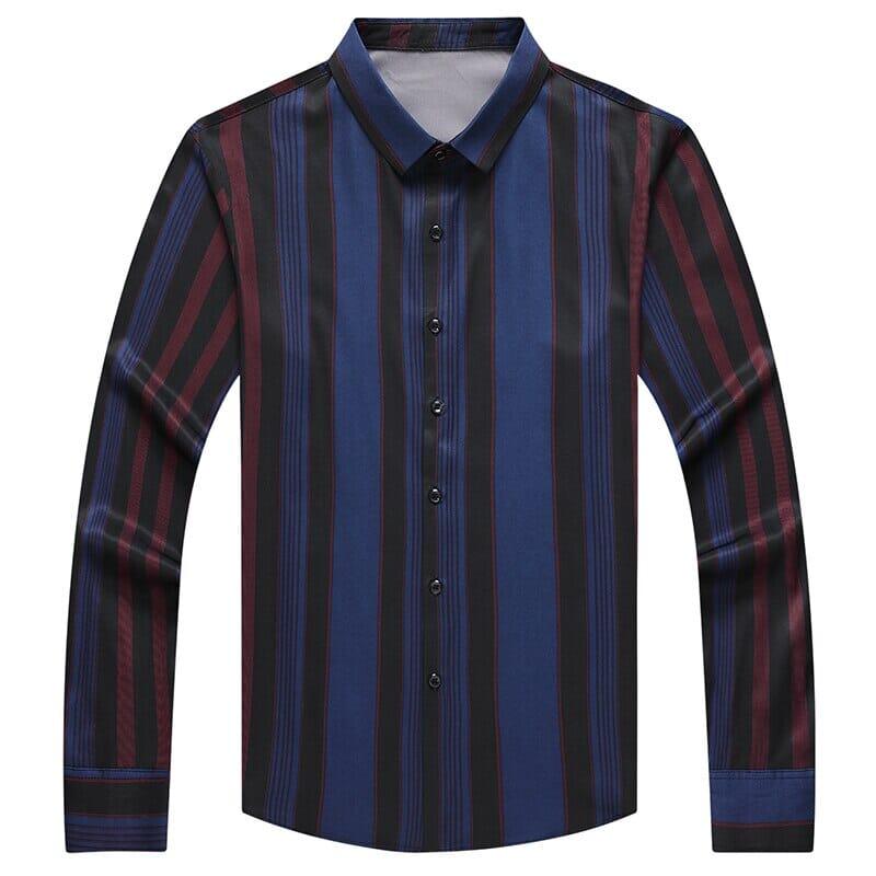 Camisa Social Masculina Listrada