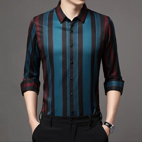 Camisa Social Masculina Listrada