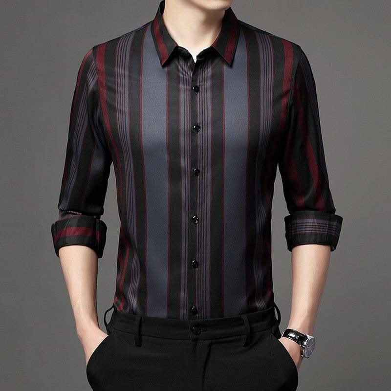 Camisa Social Masculina Listrada