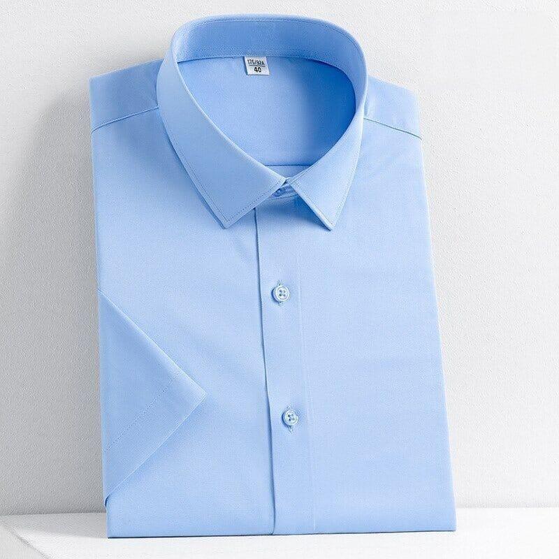 Camisa Social Masculina Manga Curta