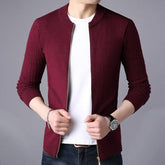 Cardigan Masculino Com Fecho Em Ziper