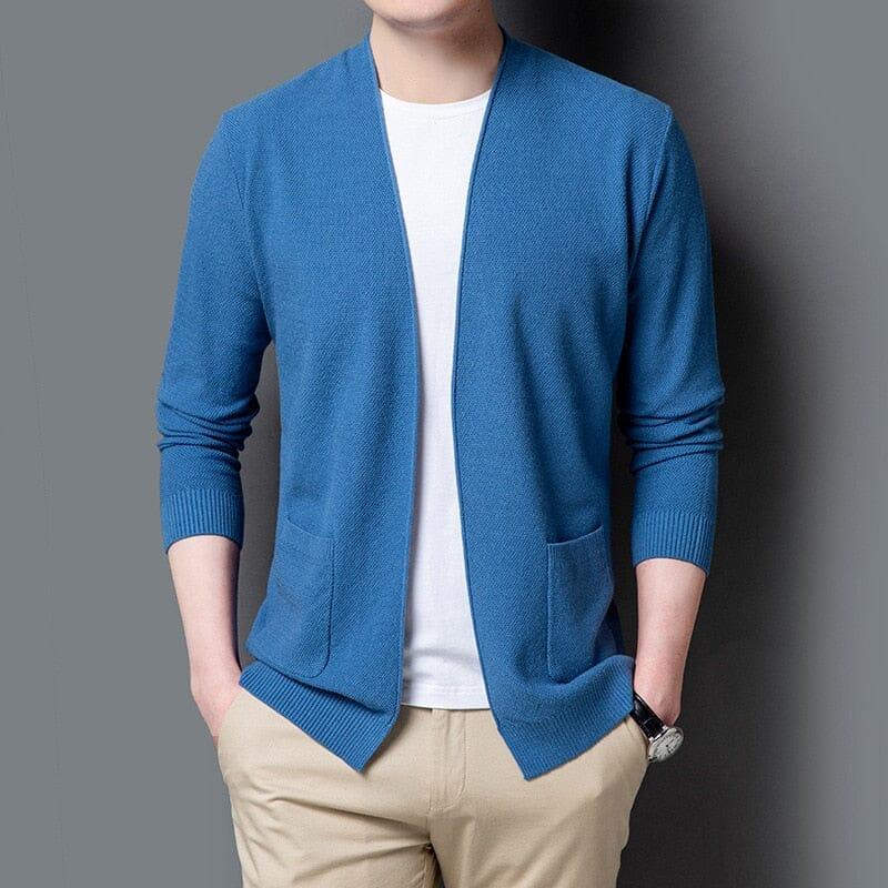 Cardigan Masculino Manga Longa Zeno