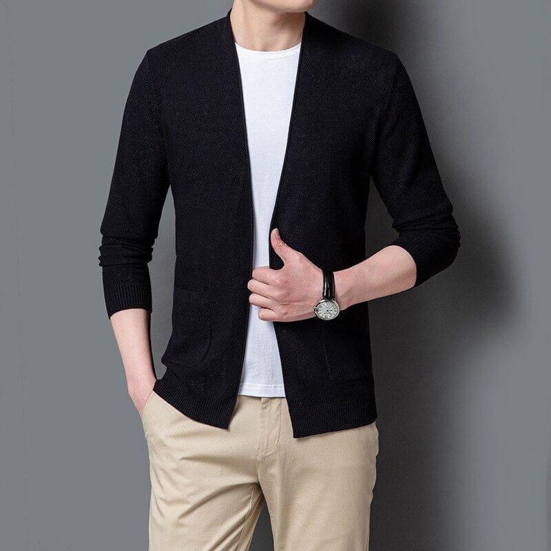 Cardigan Masculino Manga Longa Zeno