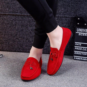 Mocassim masculino hot sale vermelho